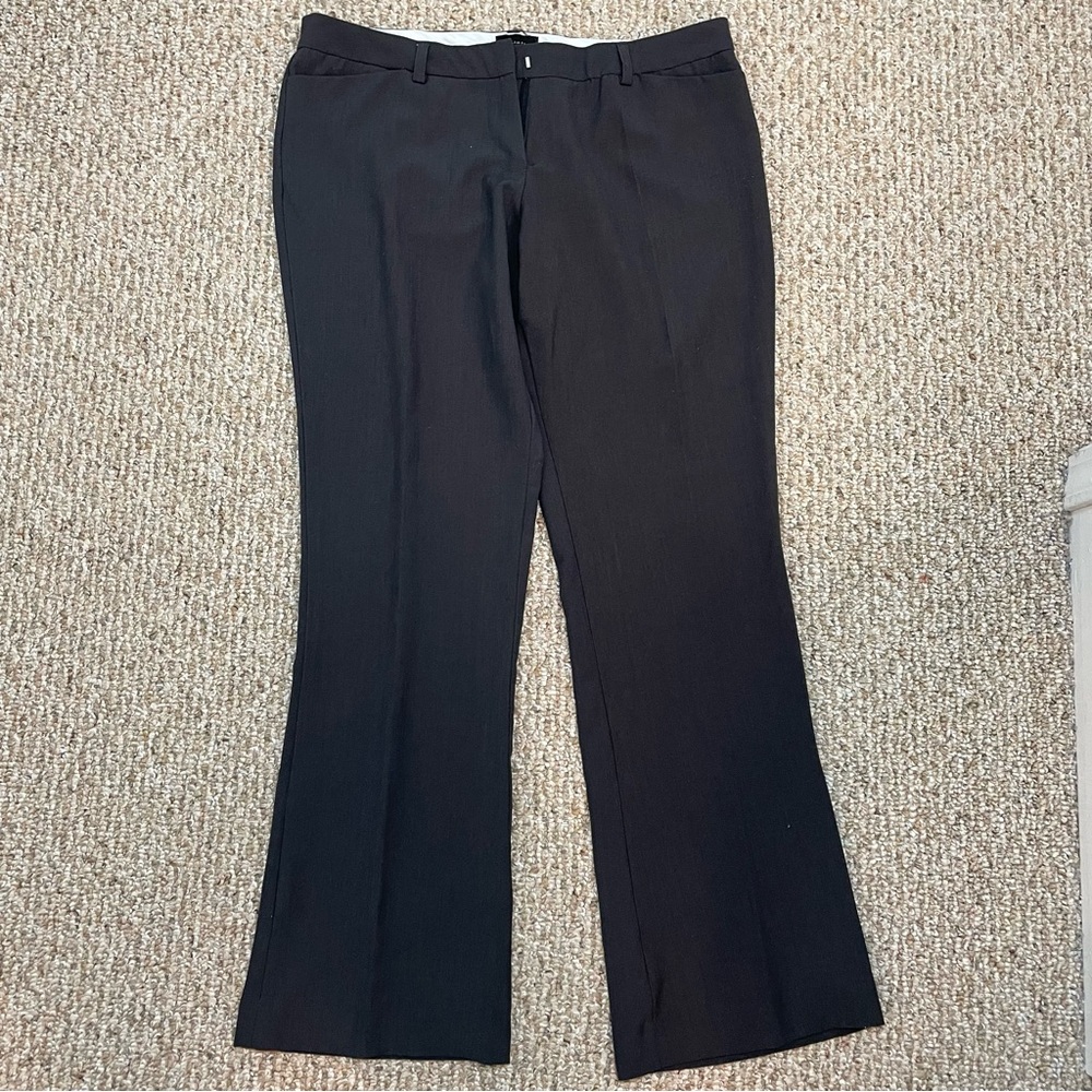 The Limited Charcoal Pleated Dress Pants, sz 12